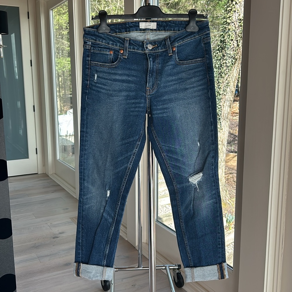 Levi’s Altered 711 Skinny Cropped Jeans SZ 30x30 - Picture 3 of 6